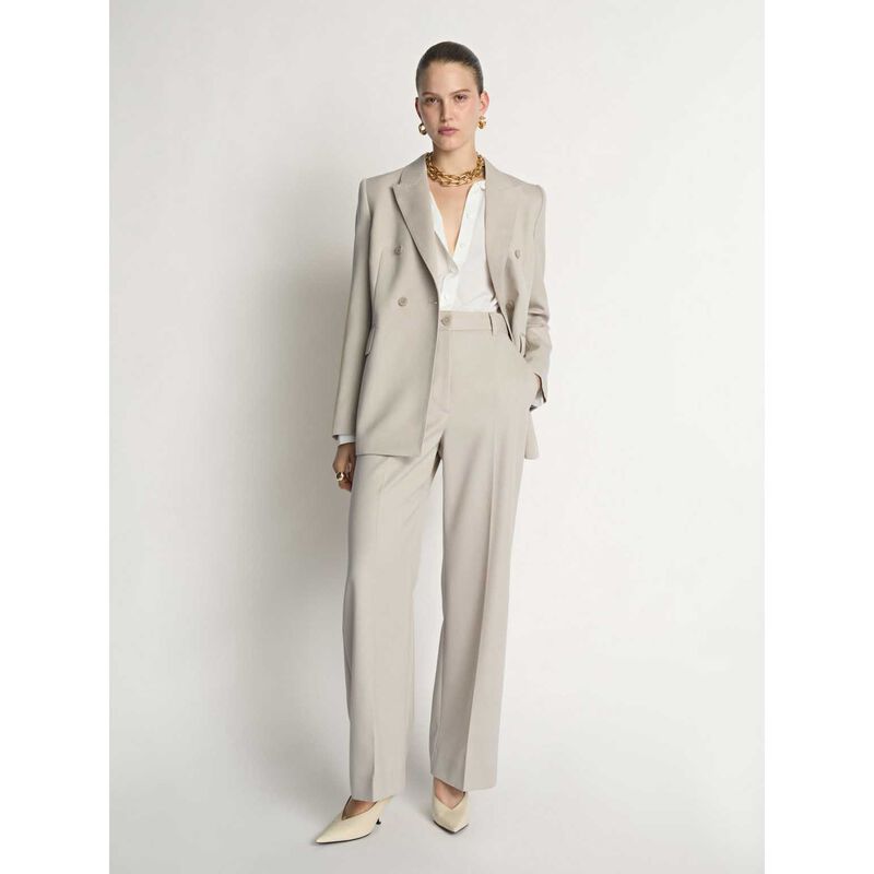 Veronika Maine Wool Double Breasted Blazer image number 2